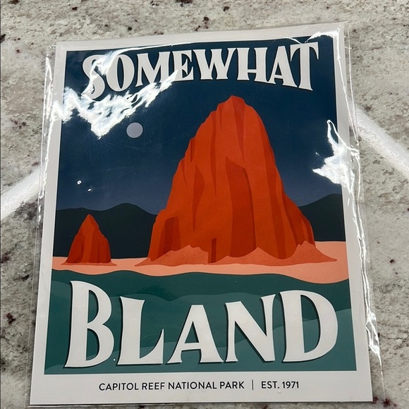 Somewhat Bland Art Print - Capital Reef 8x10 - Picture 2 of 2